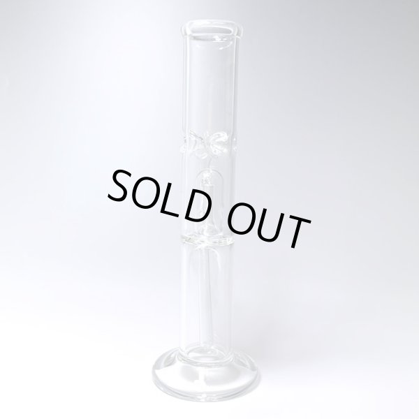 画像2: アイスガラスボング「ストレート ドームアイス」26cm (2)