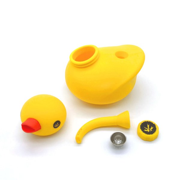 画像8: PieceMaker KWACK Silicone Water Pipe アヒル型シリコンボング  (8)