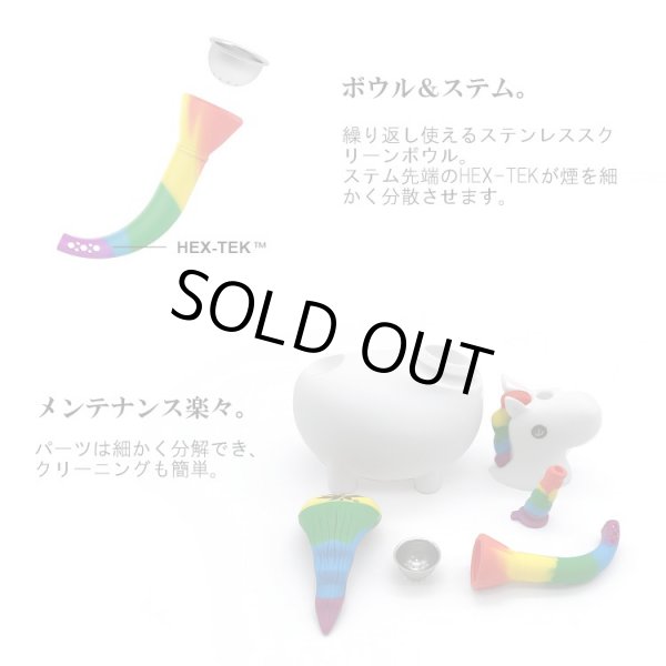 画像5: PieceMaker UNIKORN Silicone Water Pipe ユニコーン型シリコンボング  (5)
