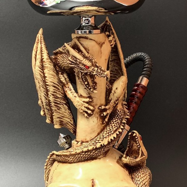 画像3: 17" Dark Soul Hookah 【 日本語説明書付き / シーシャ用 フーカー 水パイプ 】 (3)