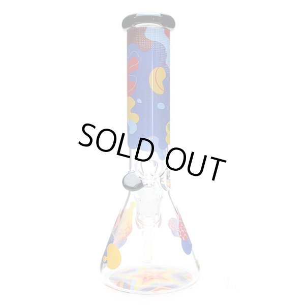 画像3: Famous Design - PAPAYA 12inch Beakert Water Pipe ガラスボング (3)