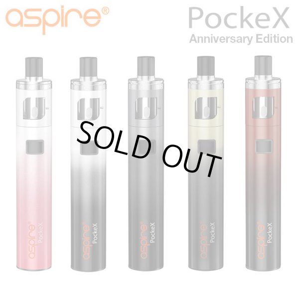 画像1: 【新色登場】 Aspire - PockeX 【初心者おすすめ・電子タバコ／VAPEスターターキット】 (1)