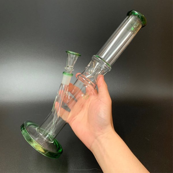 ガラスパイプ、ガラスボング Ice Edge Glass Bong アイスエッジガラスボング 34cm - パイプ