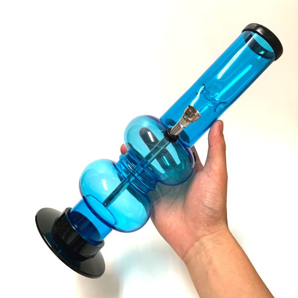 画像8: アクリルアイスボング 「ダブルバブルピンチ」 31cm (8)