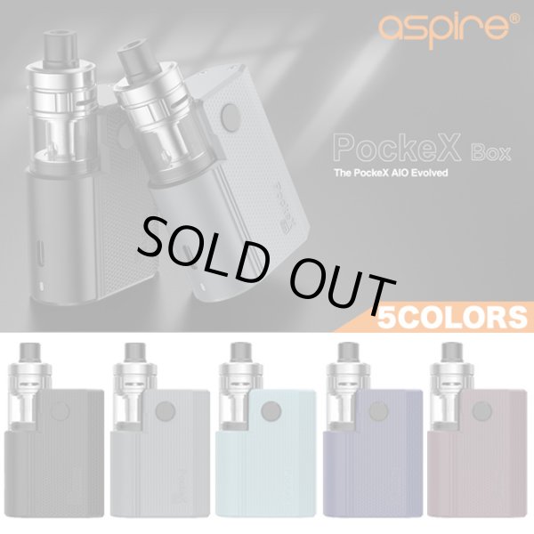 画像1: Aspire  - PockeX Box【初心者おすすめ ／ 電子タバコ ／ VAPEスターターキット】 (1)