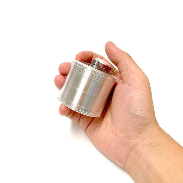 画像4: 4pc Metal Crank Grinder ハンドル付き グラインダー φ55mm (4)