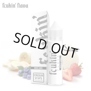 画像: Fcukin’ Flava Cream Series - White Label （バナナ & ストロベリー & ブルーベリー & バニラアイス） 60ml