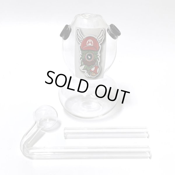 画像4: アメリカ製 ウォータークラックパイプ　with ステッカー  (4)