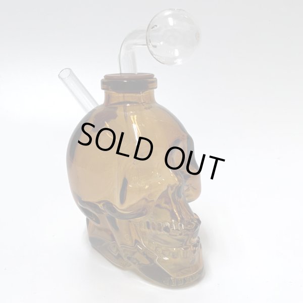 画像5: アメリカ製 スカルデザイン ウォータークラックパイプ (5)