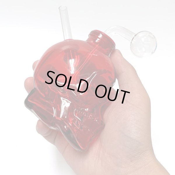 画像7: アメリカ製 スカルデザイン ウォータークラックパイプ (7)