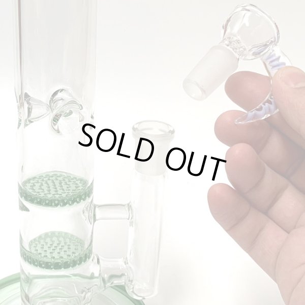 画像7: Glass on Glass Spiked Bowl - ガラスボング 水パイプ用 火皿 / 14mm オス型 (7)