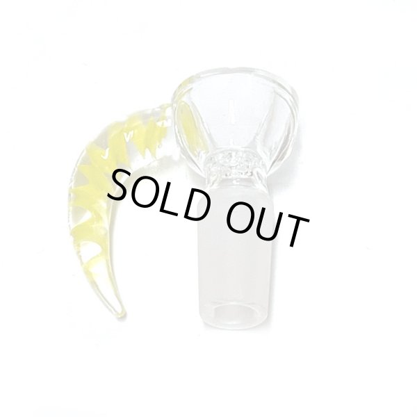 画像5: Glass on Glass Spiked Bowl - ガラスボング 水パイプ用 火皿 / 14mm オス型 (5)