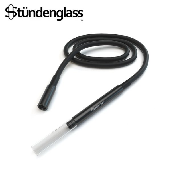 画像1: （正規品） Stundenglass - Hose Assembly グラビティ フーカー & ボング 専用ホース（ブラック） (1)