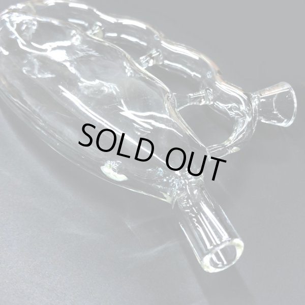 画像5: メリケンサック型 ガラス バブラー パイプ (5)