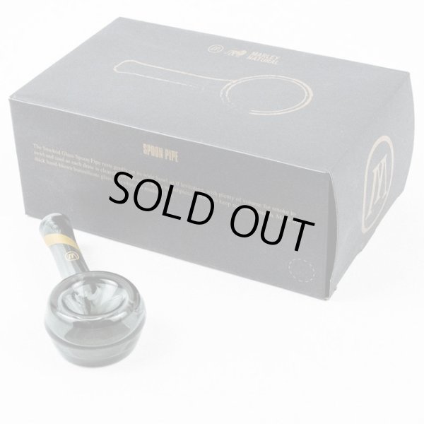 画像4: MARLEY NATURAL - Smoked Glass Spoon Pipe マーリーナチュラル スプーンパイプ (4)