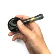 画像2: MARLEY NATURAL - Smoked Glass Spoon Pipe マーリーナチュラル スプーンパイプ (2)