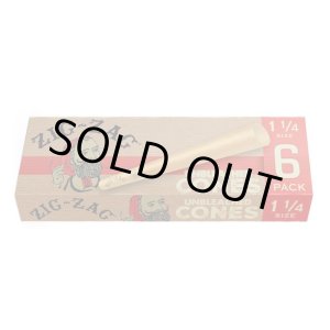 画像: Zig Zag  - 1 1/4サイズ プレロールド コーン6本入り