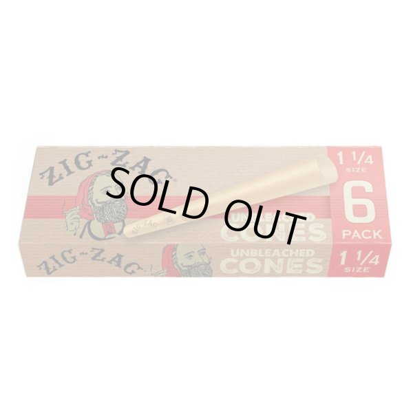 画像1: Zig Zag  - 1 1/4サイズ プレロールド コーン6本入り (1)