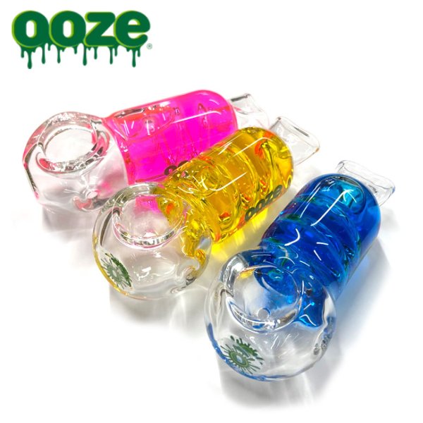 画像1: OOZE - Cryo 冷却式 ガラス ハンドパイプ (1)
