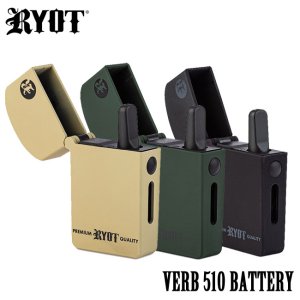 画像: RYOT  - VERB 510 BATTERY （510規格 CBD カートリッジ バッテリー ヴェポライザー）