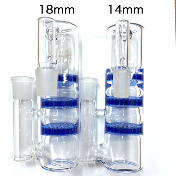 画像6: ガラスボング用ステムパーツ ハニカムチャンバー (6)