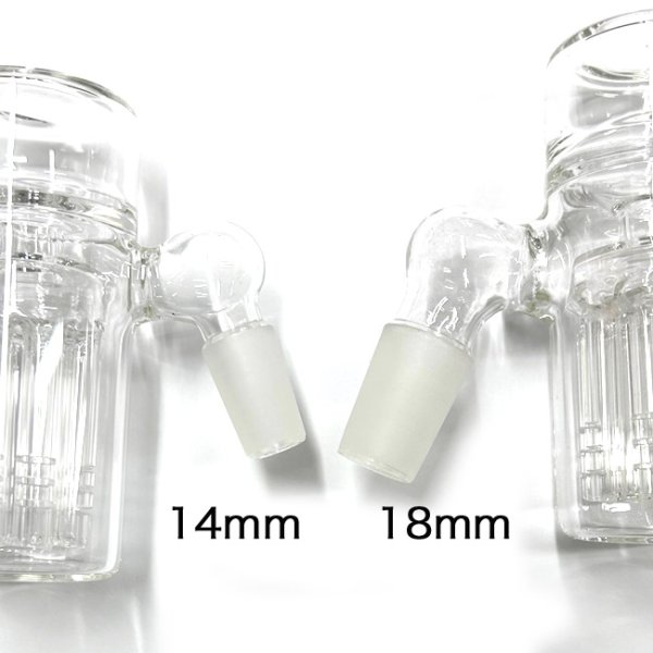画像6: Double Tree Ash Catcher ガラスボング用 拡張チャンバーパーツ 45°（14mm／18mm） (6)