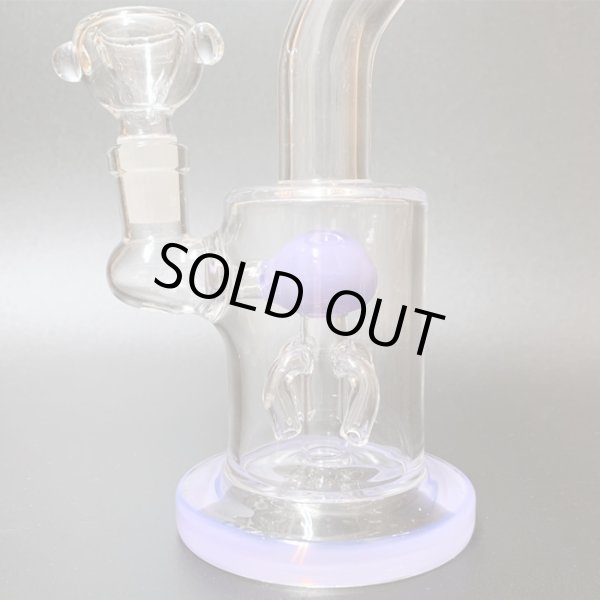 画像3: Small Stemless 4Tree Glass Bong スモールステムレス4ツリーガラスボング 15.5cm (3)