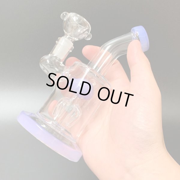 画像5: Small Stemless 4Tree Glass Bong スモールステムレス4ツリーガラスボング 15.5cm (5)