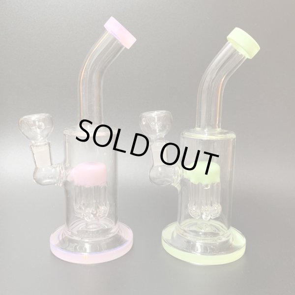 画像1: Small Stemless 6Tree Glass Bong スモールステムレス6ツリーガラスボング 20cm (1)