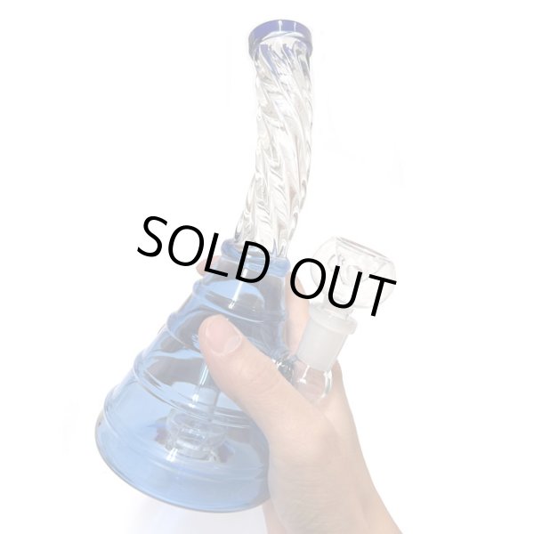 画像8: Stemless Twisted Glass Bong ステムレス ツイステッド ガラスボング 20cm (8)