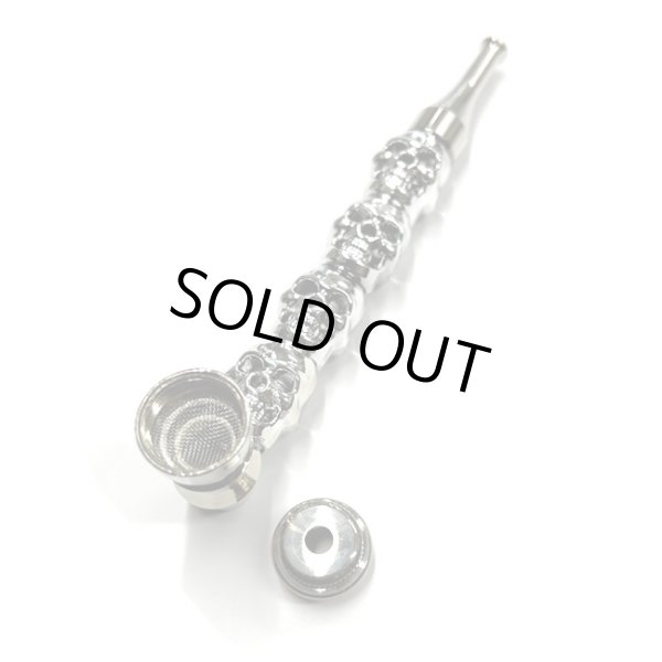 画像3: スカルカバー ニッケルパイプ (3)