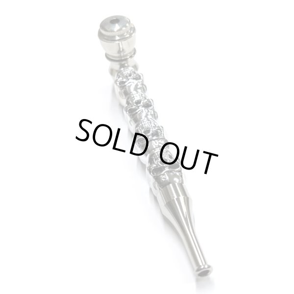 画像4: スカルカバー ニッケルパイプ (4)