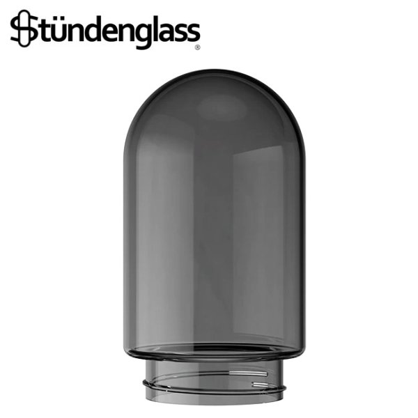 画像1: (正規品) Stundenglass - Single Gray Glass Globe グラビティボング & フーカーグ専用ガラスグローブ  (1個) (1)