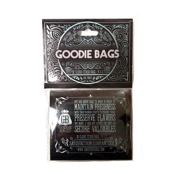 画像3: 【ニオイが漏れないパケ】  GOODIE BAGS - ジップバッグ 77mm x 112mm   (3)