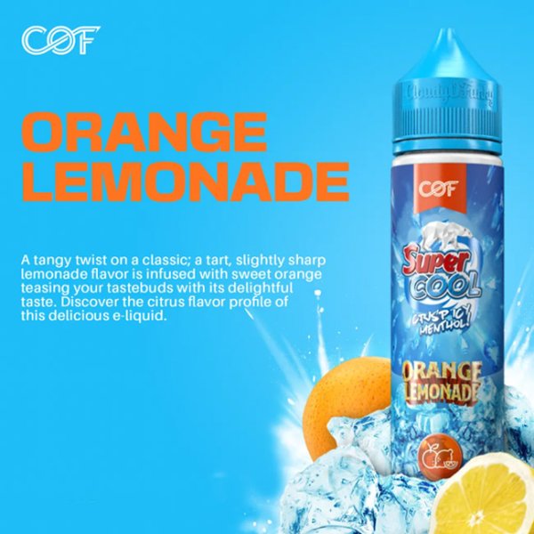 画像1: Cloudy O Funky - Super Cool Orange Lemonade（メンソール＆オレンジ＆レモネード）　60ml (1)