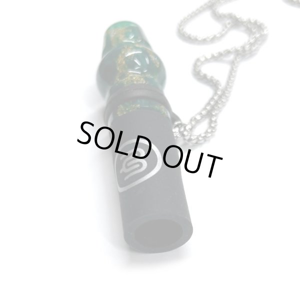 画像4: Yimi - シーシャ・フーカー用 パーソナル マウスピース(グリーン&ゴールド) (4)