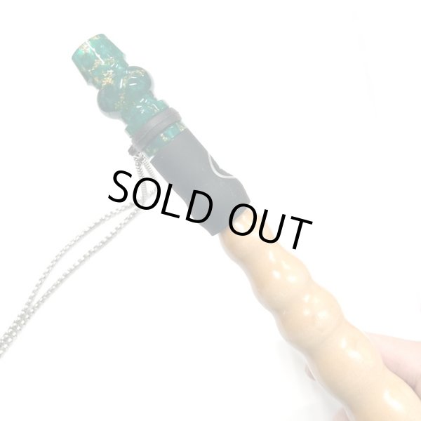 画像6: Yimi - シーシャ・フーカー用 パーソナル マウスピース(グリーン&ゴールド) (6)