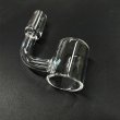 画像2: SMOKEA - Flat Top Quartz Glass Bangar ワックス & オイル用　火皿 ネイル（太さ14mm ／ オス型） (2)