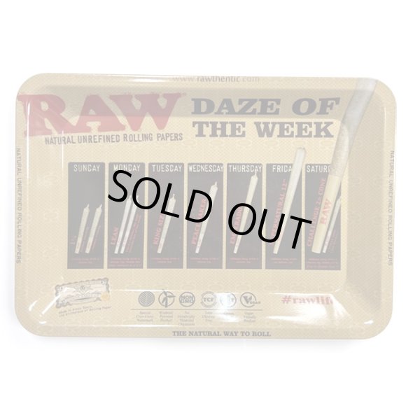 画像1: RAW - Daze of The Week メタルローリングトレイ・スモール (1)