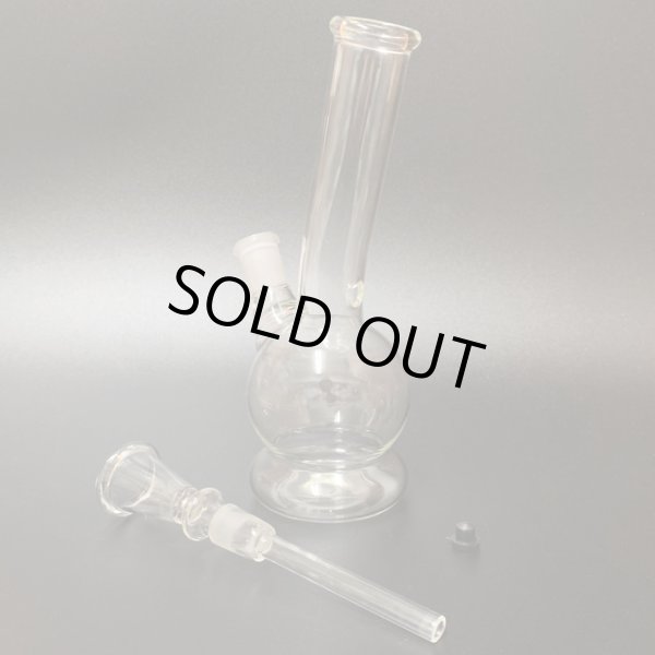 画像3: 7inch Clear Glass Bong Stand  ガラスボング 18cm (3)