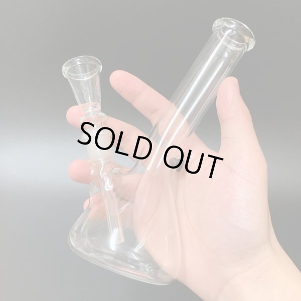 画像4: 7inch Clear Glass Bong Beaker  ガラスボング 18cm (4)