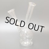 画像: 7inch Clear Glass Bong Stand  ガラスボング 18cm