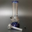 画像3: Glass Mini Bong Diamond Shape ミニ ガラスボング 13.5cm (3)