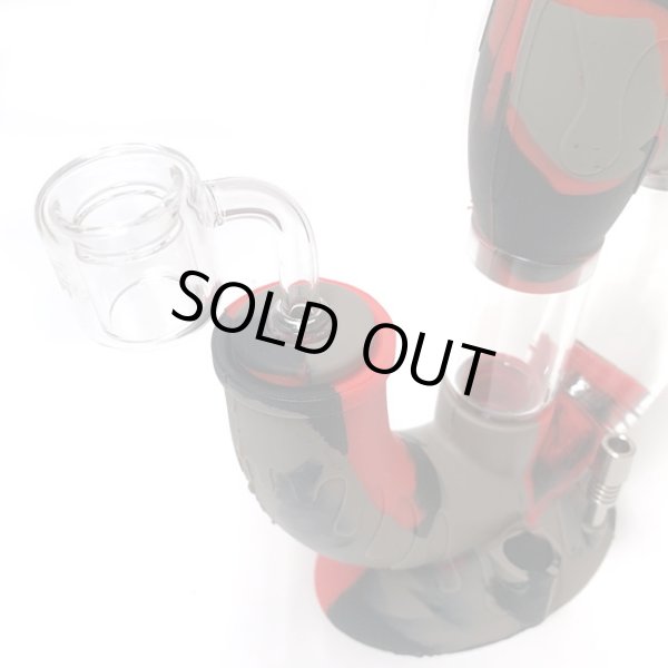 画像4: OOZE - ECHO Silicone Water Pipe & Nectar Collector 4 in 1 ガラス&シリコン ボング（ハーブ／ワックス／CBDカートリッジ対応） (4)
