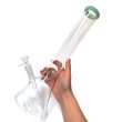 画像4: Large Glass on Glass Beaker Bong ガラス アイス ボング 41cm (4)