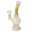 画像1: Color Changing Glass Bong ステムレス シャワーヘッド カラーチェンジ ガラスボング 19.5cm (1)