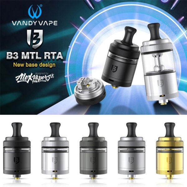 画像1: Vandy Vape x Alex Vapers - BSKR V3 MTL RTA 【中〜上級者向け・電子タバコ／VAPEアトマイザー】 (1)