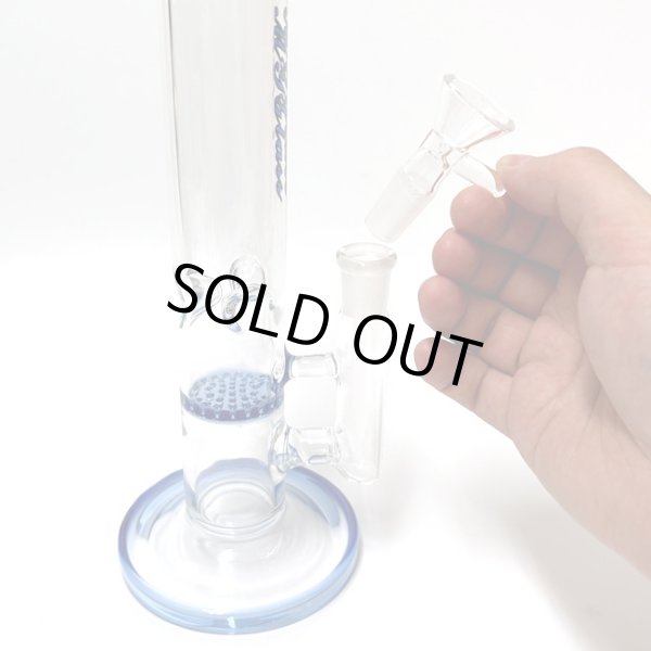 画像4: ハニカム・アイスガラスボング22.5cm (4)