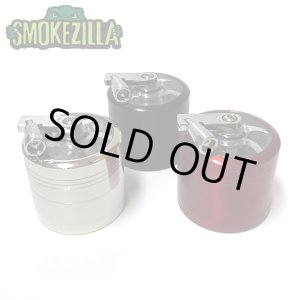 画像: SmokeZilla - 4pc Metal Crank Grinder ハンドル付き グラインダー φ53mm