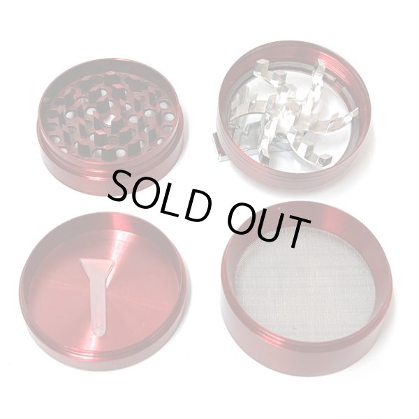 画像3: SmokeZilla - 4pc Metal Crank Grinder ハンドル付き グラインダー φ53mm (3)